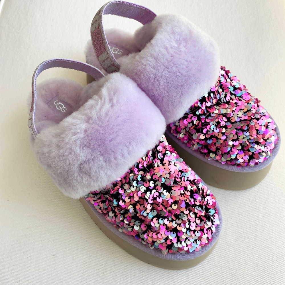 UGG Funkette Stellar Sequin Platform Slippers - Picture 3 of 13